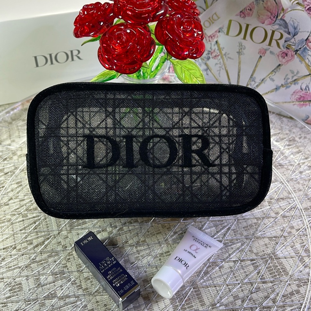 Christian Dior Novelty Mesh Pouch - Picture 7 of 7